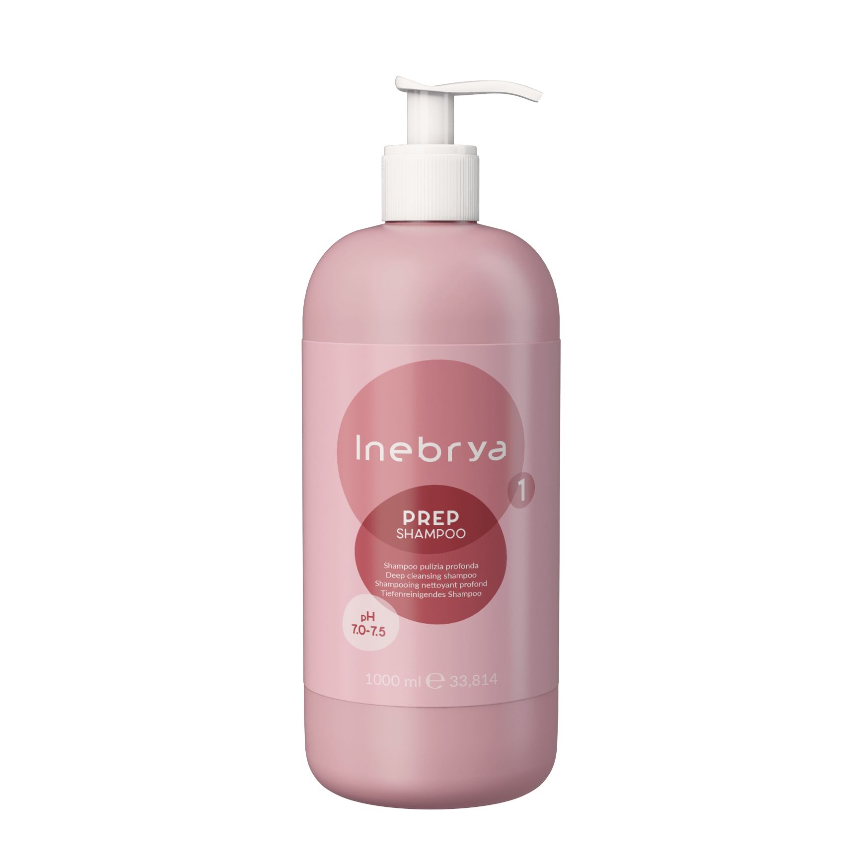 Prep 1 Shampoo Pulizia Profonda 1000 ml – Inebrya - immagine 2