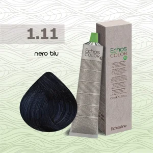 Echos Color – Crema colorante capelli – 1.11 Nero Blu – 100 ml