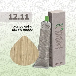 Echos Color – Crema colorante capelli – 12.11 Biondo Extra Platino Freddo – 100 ml