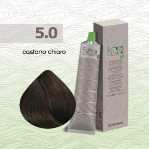 Echos Color – Crema colorante capelli – 5.0 Castano Chiaro -100 ml