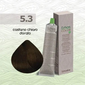 Echos Color – Crema colorante capelli – 5.3 Castano Chiaro Dorato – 100 ml