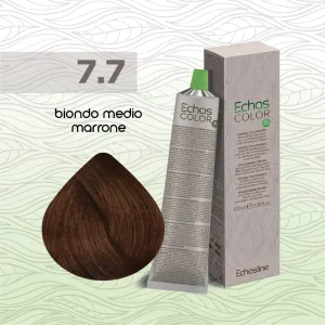 Echos Color – Crema colorante capelli – 7.7 Biondo Medio Marrone – 100 ml