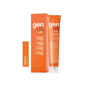 genUS Color – Crema Colorante Permanente con Cheratina, Macadamia e Argan – Tabacco 100 ml
