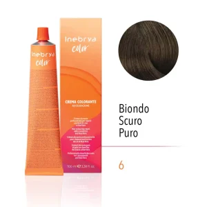 Inebrya Color – 6 Biondo Scuro Puro – 100 ml